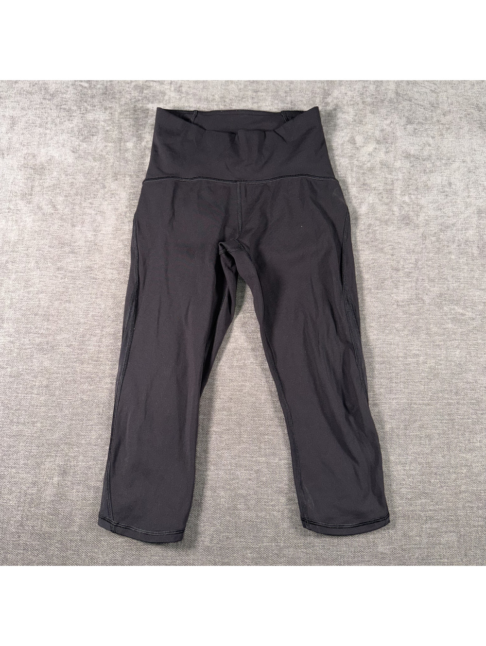 Lululemon Train Times Cropped Leggings, Size 4 Black
